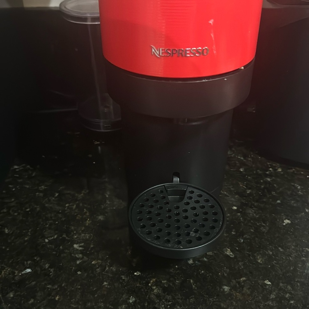 Nespresso Red Coffee Machine - Picture 2 of 3